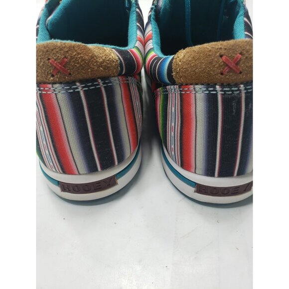 Twisted X Women’s Hooey Aztec Multicolor Serape Loper Shoes Style WHYC008 9M - Picture 7 of 9